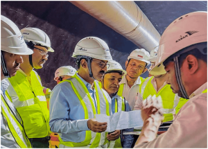 on-site inspection of the ADIT and Shilphata tunnel sections2 Nov-2025
