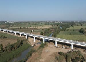 Completion of Bridge on Kim River in Surat, Gujarat