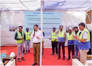 Shri Pramod Sharma, DirectorWorks along with PCPMVadodara and other senior officials from NHSRCL, led a Safety Workshop on 28.03.2025 at Vadodara