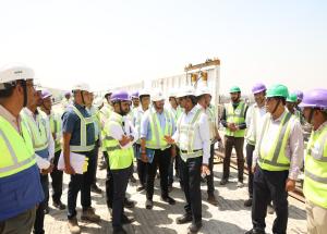 Shri Vivek Kumar Gupta, MD/NHSRCL, led a team of directors, contractors, consultants and senior officials on a comprehensive two-day inspection of Mumbai-Ahmedabad Bullet Train project
