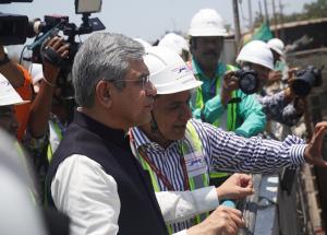 On 3rd May 2025, Shri Ashwini Vaishnaw, Hon’ble Minister of Railways visited the under-construction Mumbai Bullet Train station in Maharashtra and reviewed the on-ground progress of the station