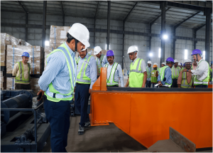 Shri Vivek Kumar Gupta, Managing Director/NHSRCL visited key construction sites of Mumbai-Ahmedabad Bullet Train project in Surat on 22 May 2025