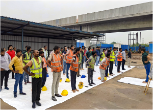 On International Yoga Day 2025, NHSRCL employees across various offices came together to celebrate the timeless practice of yoga