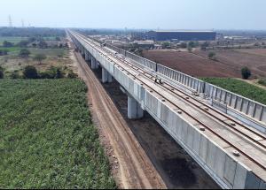 Track work in progress in Bilimora