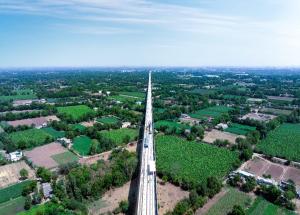Track work in progress in Vadodara district for Mumbai Ahmedabad Bullet Train project