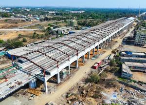 Under Construction Vapi Bullet Train Station