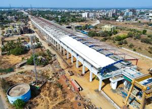 Under Construction Vapi Bullet Train Station