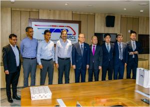 Shri Anjum Pervez, MD/NHSRCL, along with Directors discussed the ongoing developments & innovative solutions in high-speed railways with Mr. Masafumi Shukuri, Chairman, International High Speed Rail Association (IHRA) along with other executive members