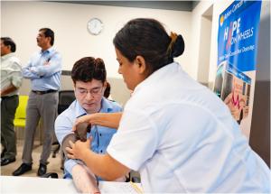 A Health Check-up camp was organised for employees of NHSRCL at corporate office on 16th July 2025
