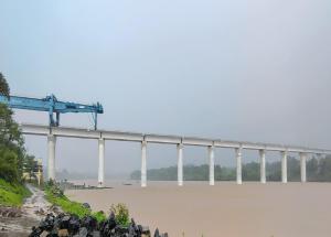 Completion of River Bridge on Daman Ganga River for Mumbai-Ahmedabad Bullet Train Corridor