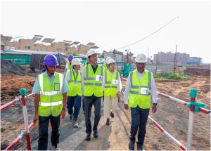 H.E. Mr. ONO Keiichi, Ambassador of Japan to India, along with senior officials from NHSRCL, visited key sites of the Mumbai-Ahmedabad Bullet Train project