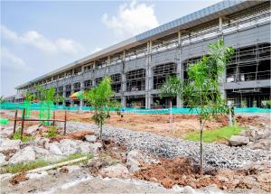 Tree plantation drive at Anand Bullet Train Station site, marking a green beginning for the Mumbai-Ahmedabad Bullet Train Stations
