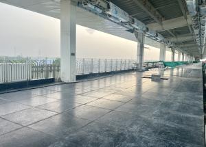Work in progress at Anand Bullet Train station