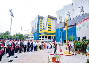 Independence Day celebration at various site offices of Mumbai-Ahmedabad Bullet Train project on 15th August 2025