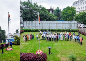 Independence Day celebration at various site offices of Mumbai-Ahmedabad Bullet Train project on 15th August 2025
