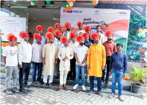 Independence Day celebration at various site offices of Mumbai-Ahmedabad Bullet Train project on 15th August 2025