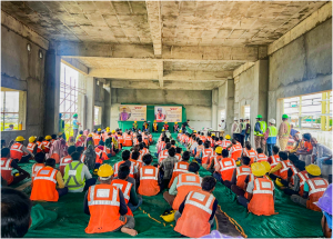 Interactive Nukkad Natak performances under the initiative ‘प्रयास’ conducted across Bullet Train construction sites on 18th August 2025