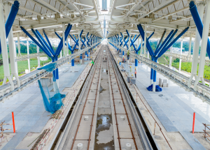 Platform View of Surat Bullet Train Station