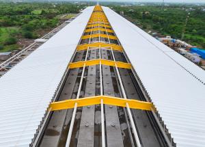 Under-construction Bilimora Bullet Train station for Mumbai-Ahmedabad Bullet Train project