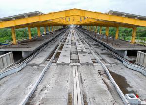 Under-construction Bilimora Bullet Train station for Mumbai-Ahmedabad Bullet Train project