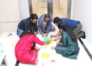Diwali celebration at NHSRCL corporate office on 16th October 2025