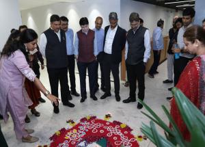 Diwali celebration at NHSRCL corporate office on 16th October 2025