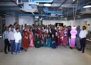Diwali celebration at NHSRCL corporate office on 16th October 2025