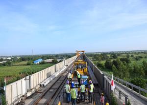 Shri Ashwini Vaishnaw, Hon’ble Minister of Railways along with Shri Nakano Hiromasa, Minister of Land, Infrastructure, Transport and Tourism (MLIT) of Japan visited key sites of Mumbai–Ahmedabad Bullet Train project on 3rd October 2025 in Surat & Mumbai