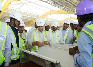 Shri Ashwini Vaishnaw, Minister of Railways visits Bilimora Bullet Train station for Mumbai-Ahmedabad Bullet Train Project