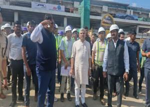 Hon’ble Minister of Railways, Shri Ashwini Vaishnaw visited Ahmedabad Bullet Train station on 3rd November 2025