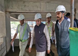 Hon’ble Minister of Railways, Shri Ashwini Vaishnaw visited Ahmedabad Bullet Train station on 3rd November 2025