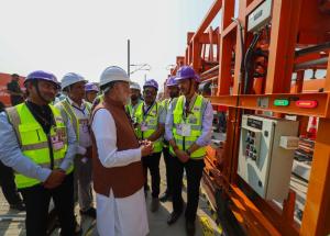 Hon’ble Prime Minister visit to under-construction Surat Bullet Train station on 15th November 2025
