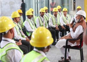 Hon’ble Prime Minister visit to under-construction Surat Bullet Train station on 15th November 2025