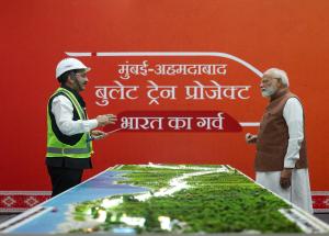 Hon’ble Prime Minister visit to under-construction Surat Bullet Train station on 15th November 2025 