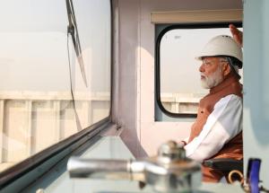 Hon’ble Prime Minister visit to under-construction Surat Bullet Train station on 15th November 2025