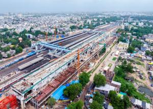 Under-construction Ahmedabad Bullet Train Station