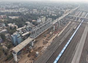 100 m long ‘Make in India’ steel bridge completed in Ahmedabad for Mumbai–Ahmedabad Bullet Train Project