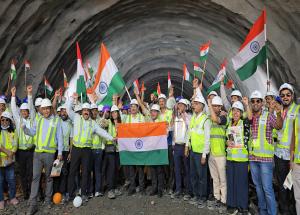 Breakthrough achieved for second mountain tunnel of the Bullet Train project in Palghar District on 3rd February 2026