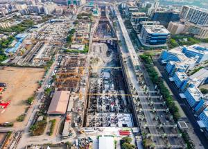 Mumbai Bullet Train station is taking shape for Mumbai-Ahmedabad Bullet Train project