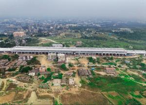 Under-construction Vapi Bullet Train station