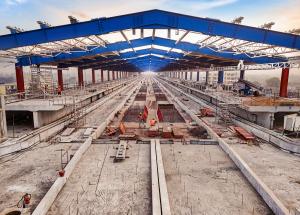 RC Track Bed work is underway at the upcoming Vapi Bullet Train station