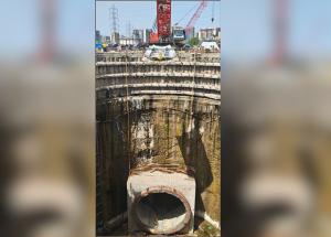 Assembly of Tunnel Boring Machine for Bullet Train Project Begins at Vikhroli, Maharashtra