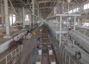 Under-construction Surat Rolling Stock Depot for Mumbai-Ahmedabad Bullet Train project