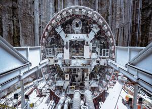 Assembly of the 13.6-metre-diameter Tunnel Boring Machine in full swing for Mumbai-Ahmedabad Bullet Train project