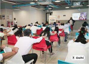 मुंबई-अहमदाबाद बुलेट ट्रेन प्रकल्पाच्या विविध साईट कार्यालयांमध्ये आंतरराष्ट्रीय योग दिन २०२६ साजरा करण्यात आला