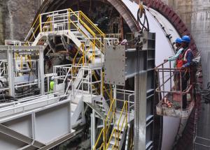 India’s Largest Rail Tunnel Boring Machine Started Excavation from Vikhroli for Mumbai–Ahmedabad Bullet Train Project