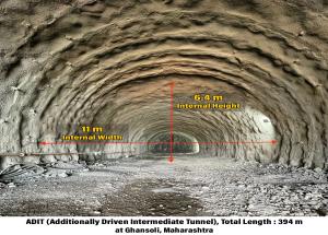 394-meter-long ADIT (Additionally Driven Intermediate Tunnel) Completes for Bullet Train Project