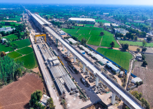निर्माणधीन आनंद बुलेट ट्रेन स्टेशन