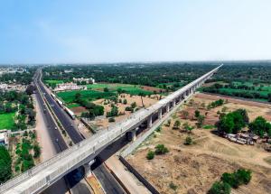Bullet Train Viaduct at Anand, Gujarat