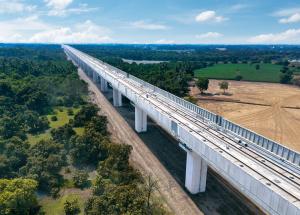 Bullet Train Viaduct at Navsari, Gujarat